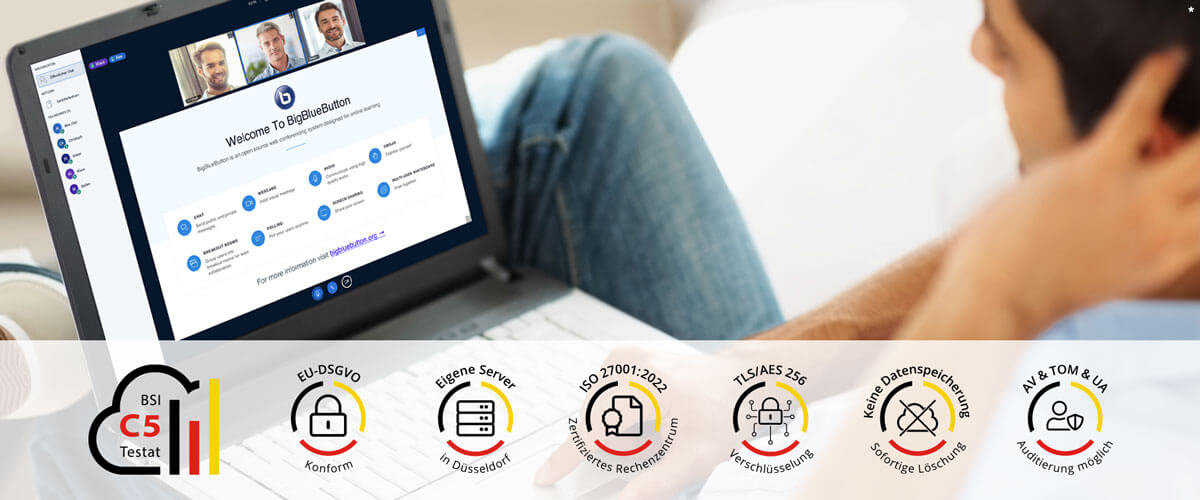 BigBlueButton Hosting in Deutschland BigBlueButton Hosting in Deutschland